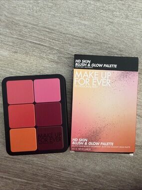 Makeup Forever HD Skin Blush & Glow Palette — Pink, Coral, Orange, Berry Shades